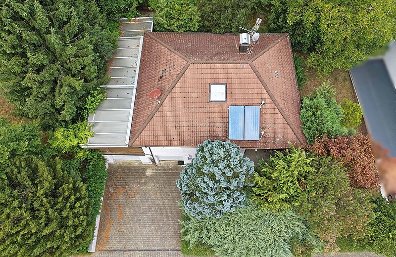 Drohnenansicht frontal