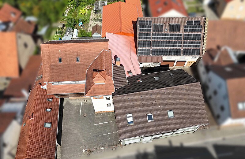 Drohnenansicht Vorderseite