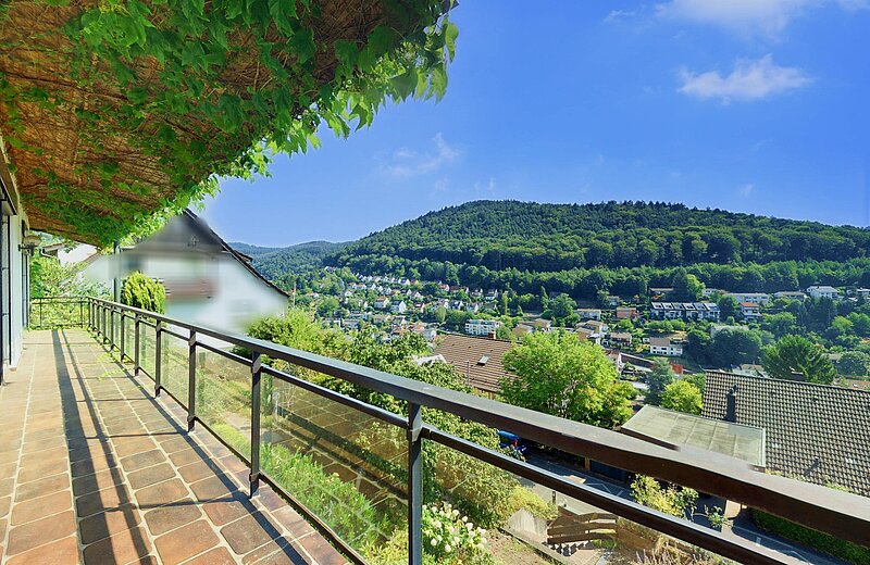 Balkon mit herrlichem Ausblick