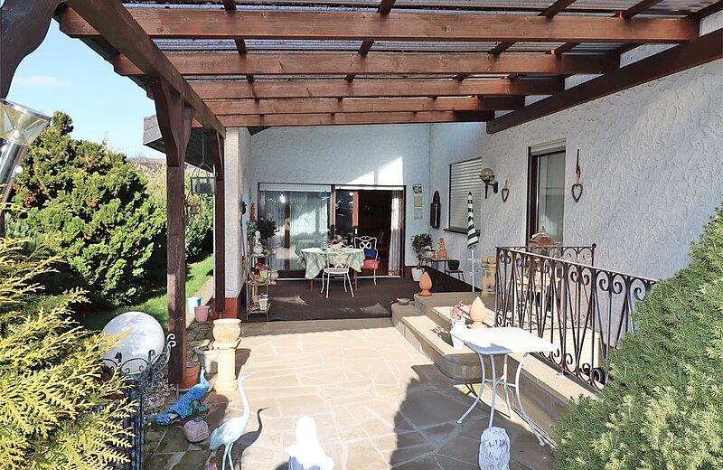 überdachte Terrasse