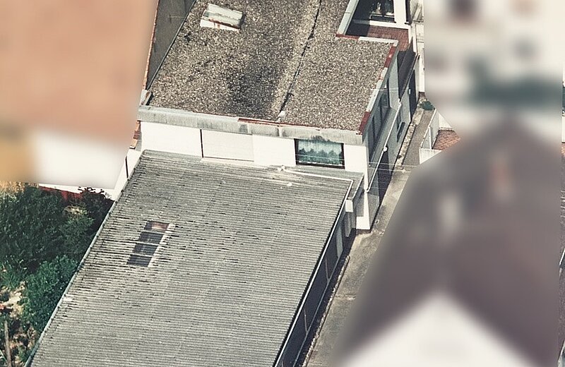 Luftaufnahme vom Anwesen