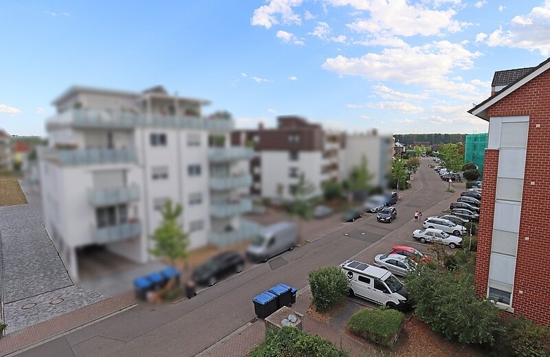 Ausblick vom Balkon