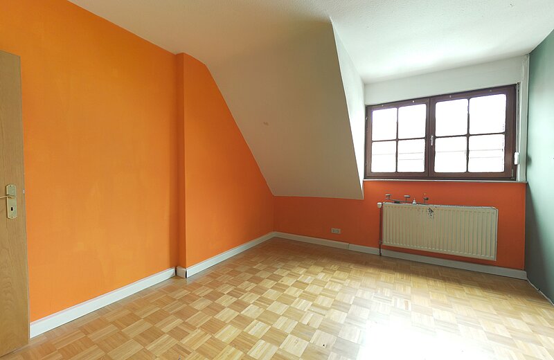 Schlafzimmer, Maisonettewohnung