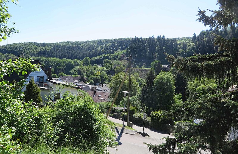 Ausblick vom Grundstück