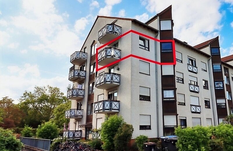 Blick auf die Wohnung