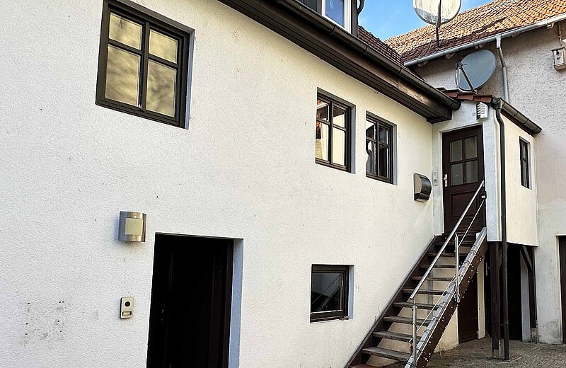 Eingang und DG Wohnung