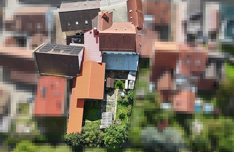 Drohnenansicht Rückseite