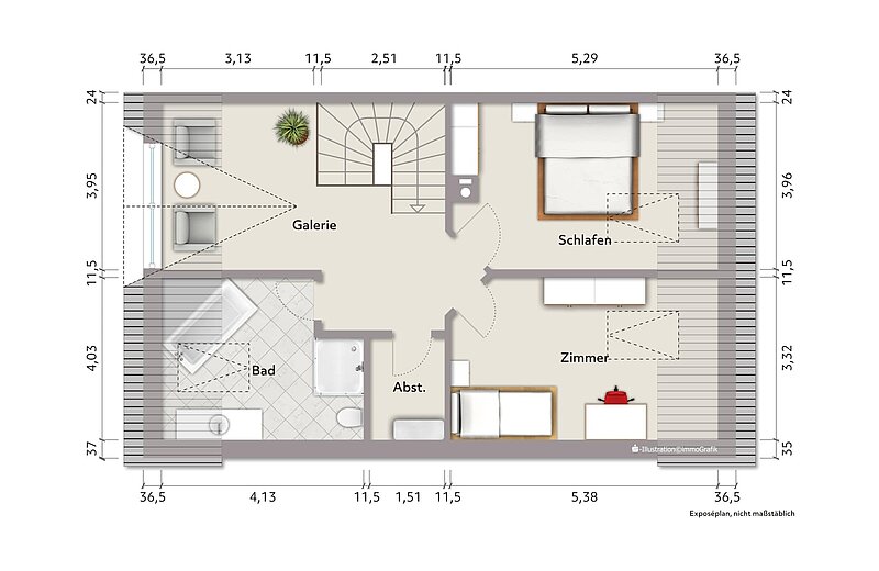 12113 Grundriss EG - Hinterhaus