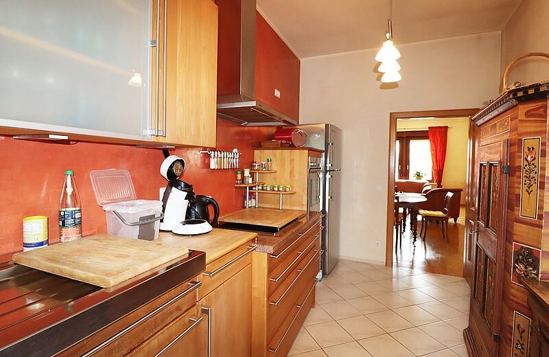Küche der Wohnung im OG links