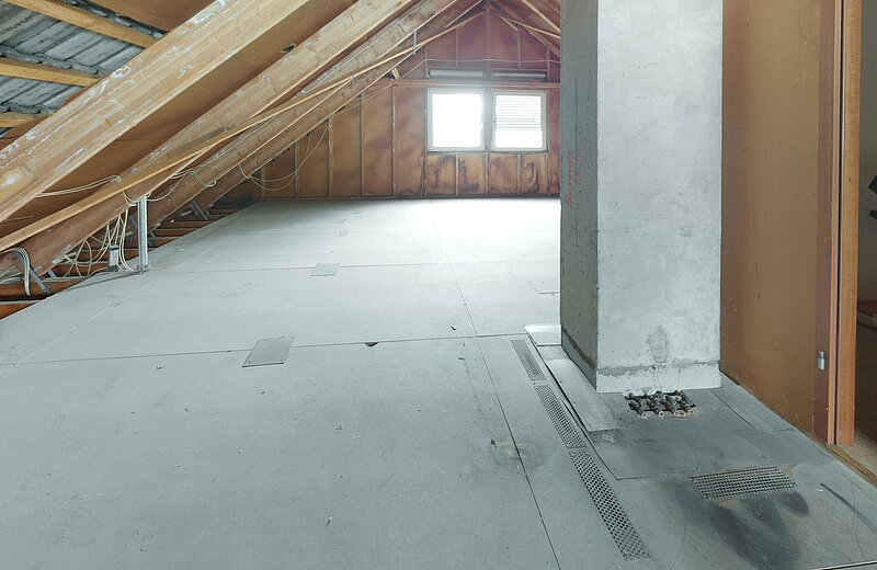unausgebautes Dachgeschoss