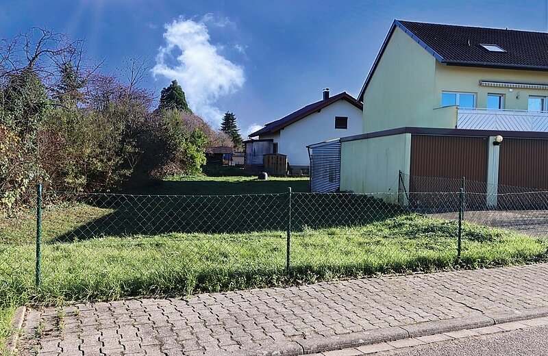 seitliches Gartenstück