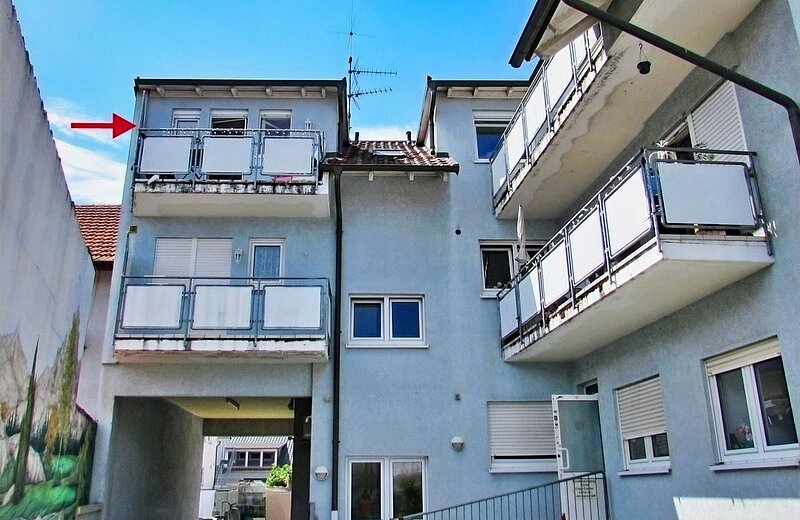 Blick auf die Wohnung - Rückansicht