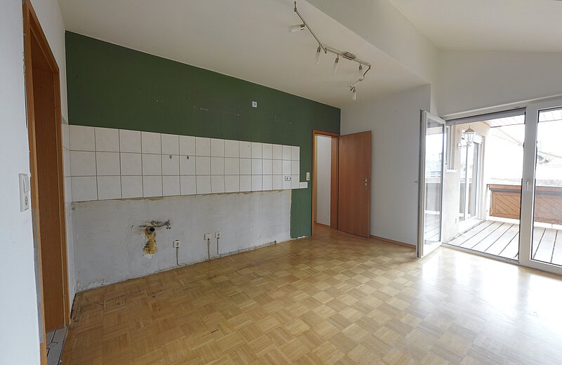 Küche, Maisonettewohnung