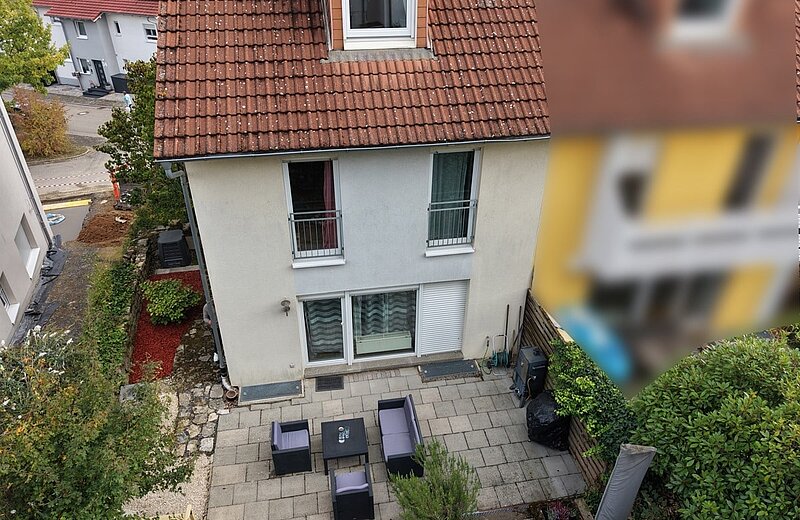 Terrasse von oben