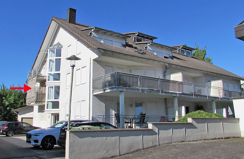 Blick auf die Wohnung