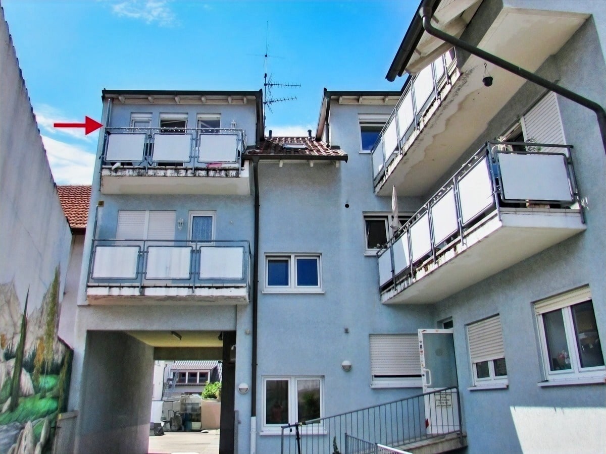 Blick auf die Wohnung - Rückansicht